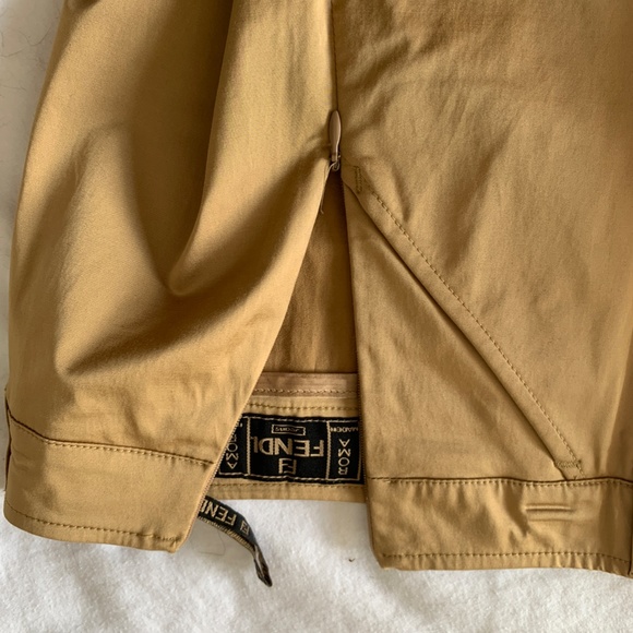 Skirt, Vintage FENDI, approx. Size 6, short (see photos), beige, cotton - Picture 7 of 9